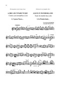 Alice in Wonderland – suite for double bass solo